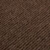 Treppenteppich Treppenstufen Teppich Stufenteppich Stufenmatte selbsthaftend Rechteckig NEMESIS Schoko – 50x20cm