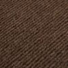 Selbsthaftende Bodenmatte Teppich Antirutsch-Matte Bodenbelag rutschfest in Meterware Schoko