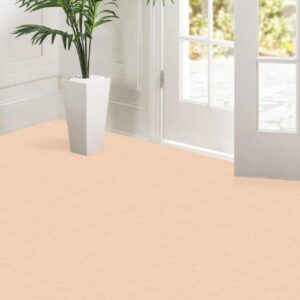 Selbsthaftende Bodenmatte Teppich Antirutsch-Matte Bodenbelag rutschfest in Meterware Creme