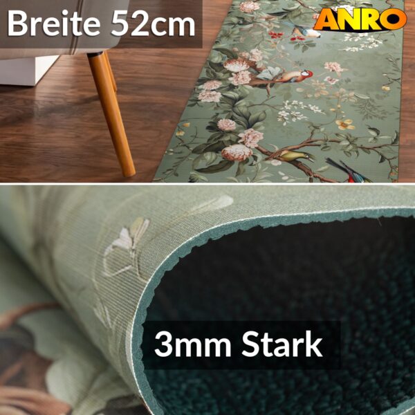 Küchenläufer waschbar Küchenteppich rutschfest Sprinty Monet 52cm Breite