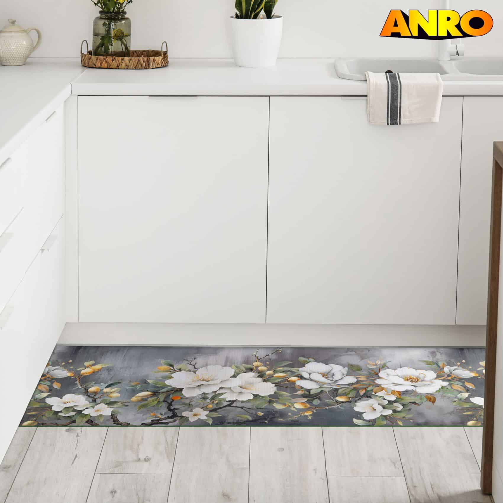 SPRINT86_24 Küchenläufer waschbar Küchenteppich rutschfest Sprinty Sara 52cm Breite