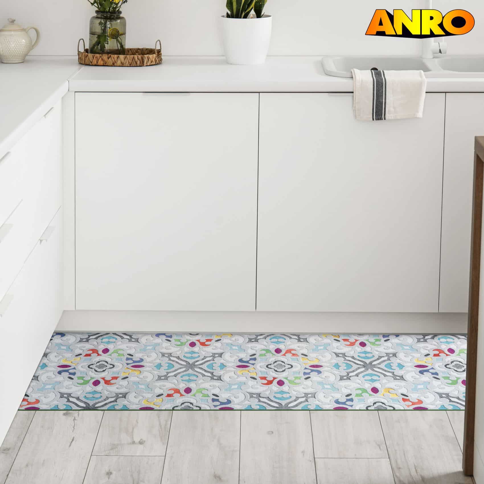 SPRINT87_24 Küchenläufer waschbar Küchenteppich rutschfest Sprinty Valentina 52cm Breite