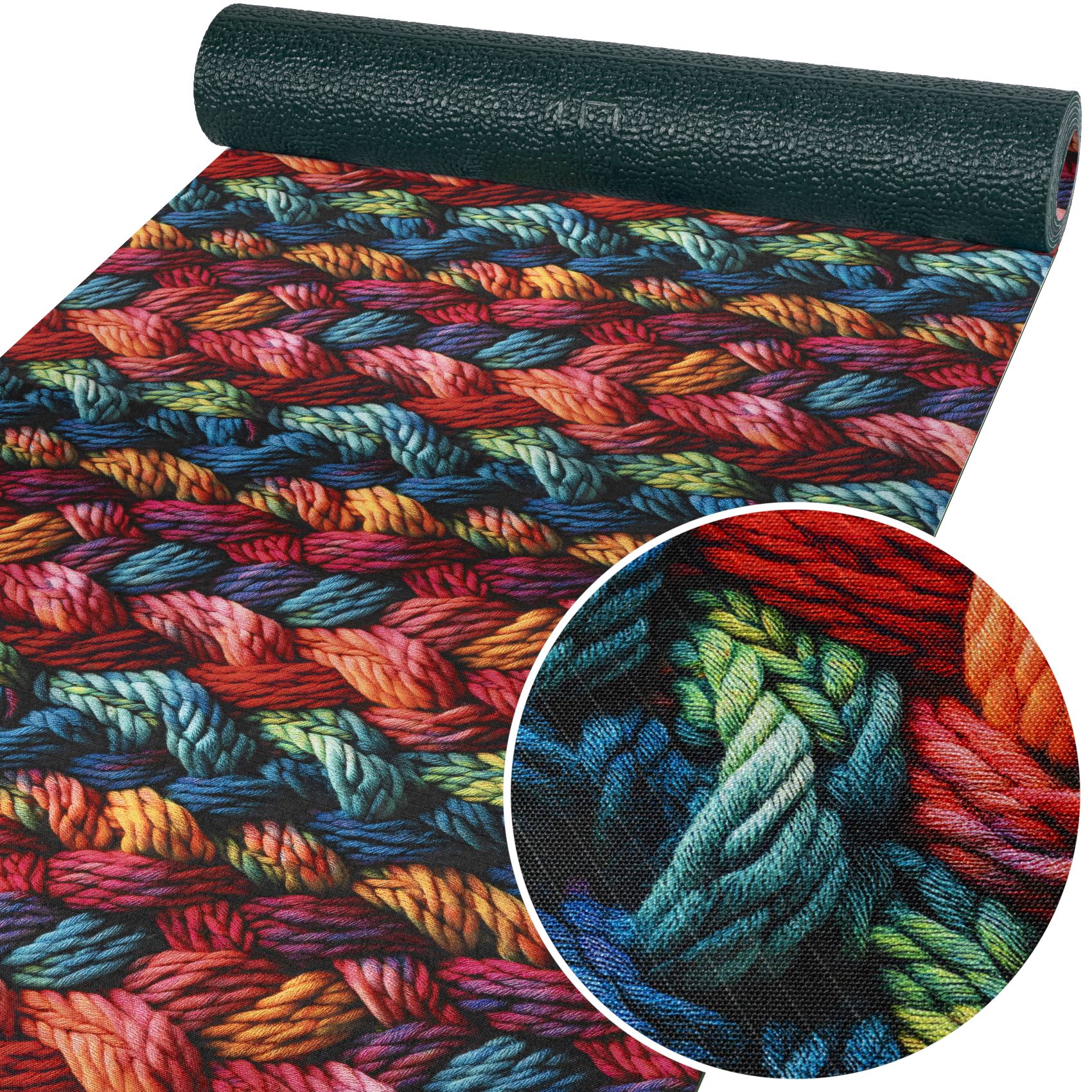 SPRINT90_10A Küchenläufer waschbar Küchenteppich rutschfest Sprinty Drappo 52cm Breite