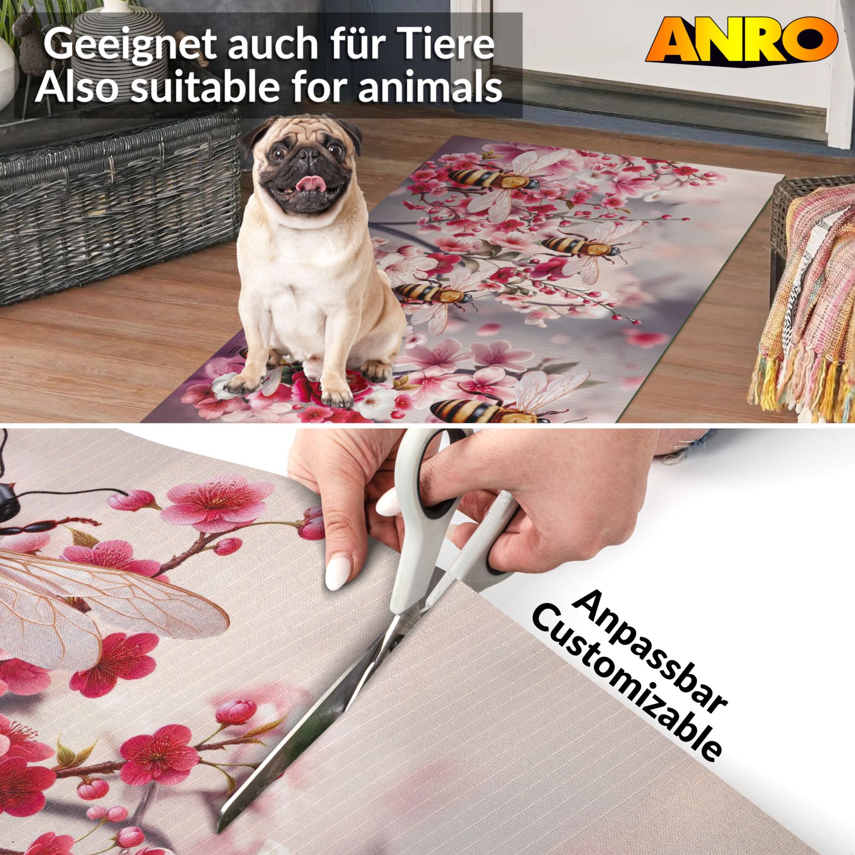 Küchenläufer waschbar Küchenteppich rutschfest Sprinty Bosforo 52cm Breite