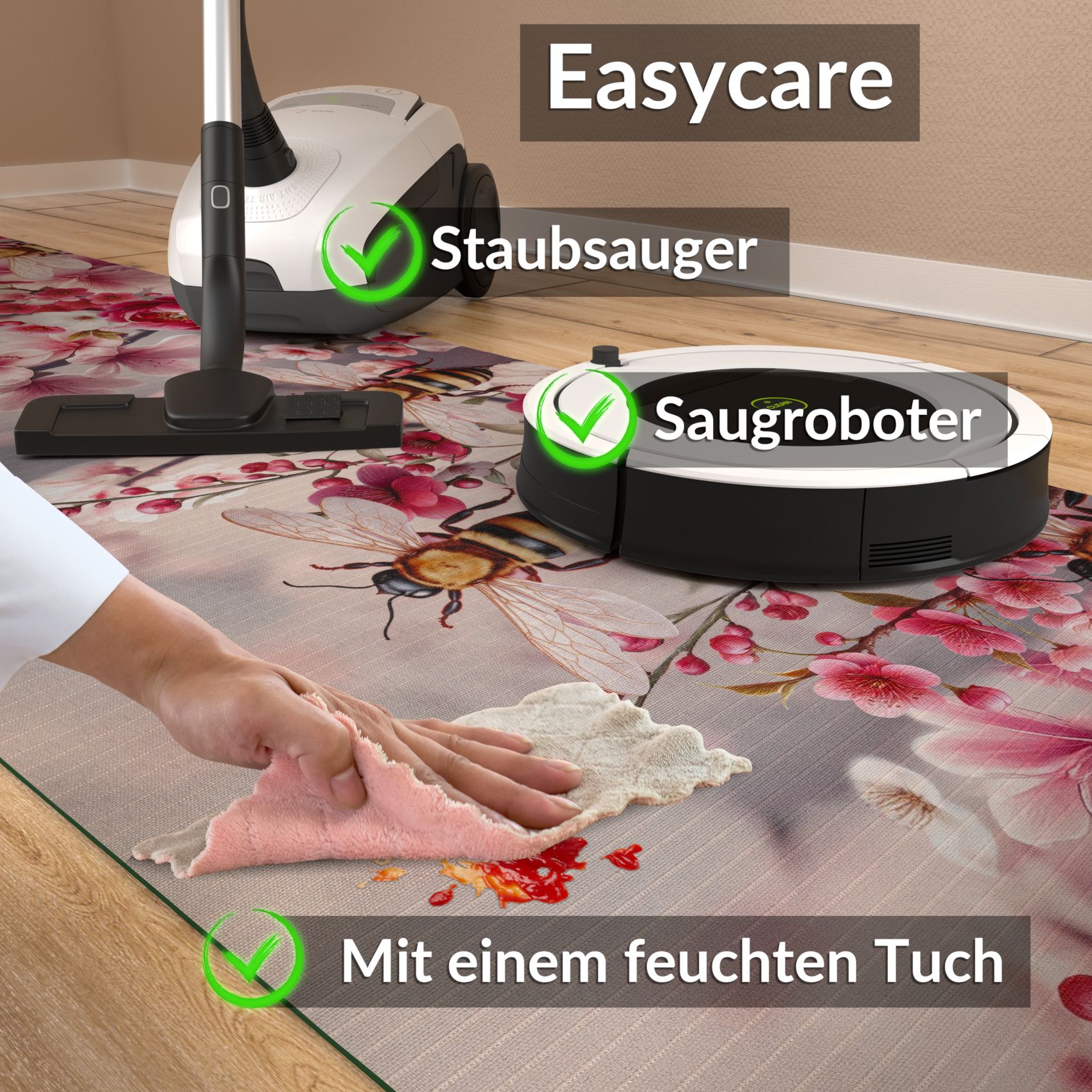 Küchenläufer waschbar Küchenteppich rutschfest Sprinty Bosforo 52cm Breite