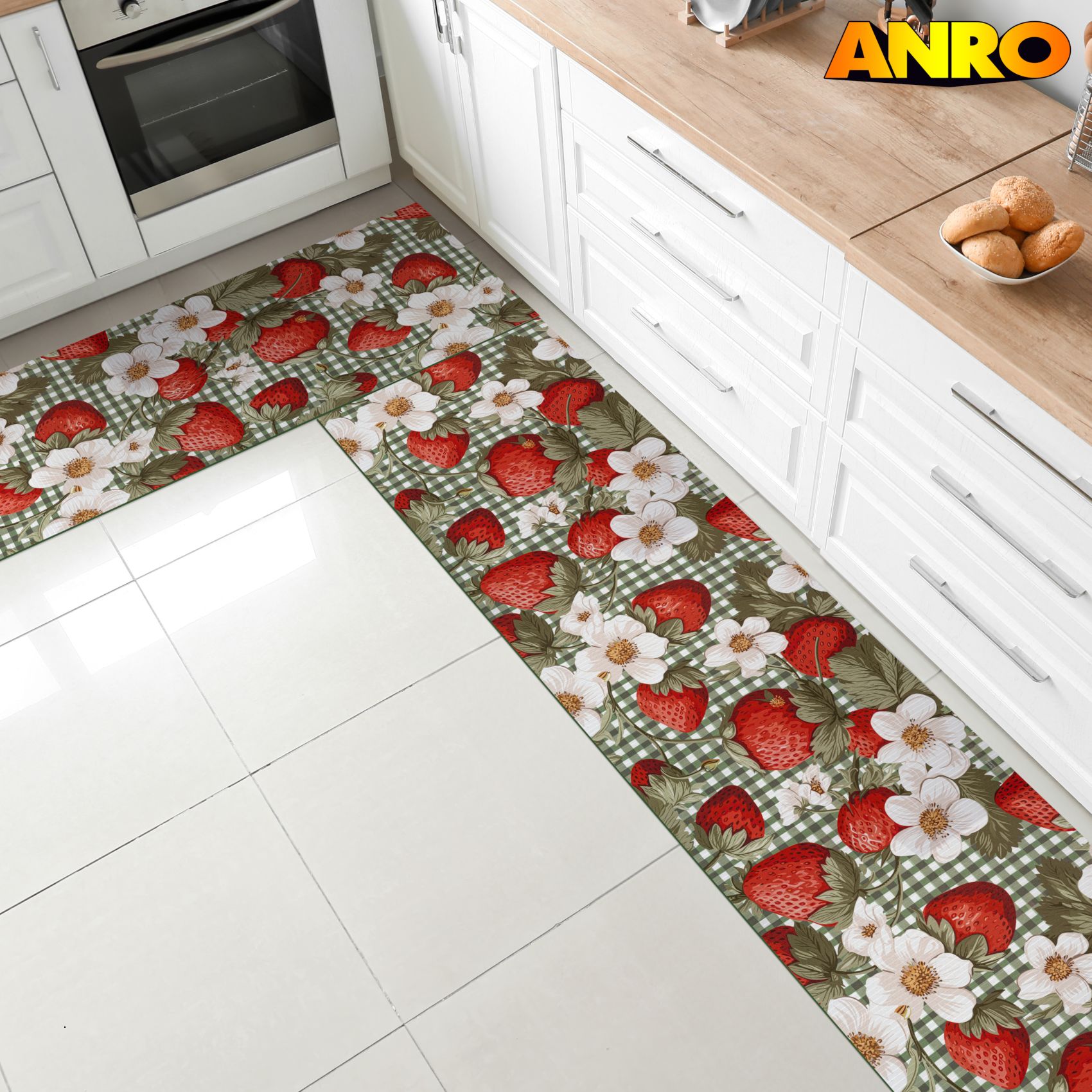 SPRINT92_20 Küchenläufer waschbar Küchenteppich rutschfest Sprinty Cortina 52cm Breite