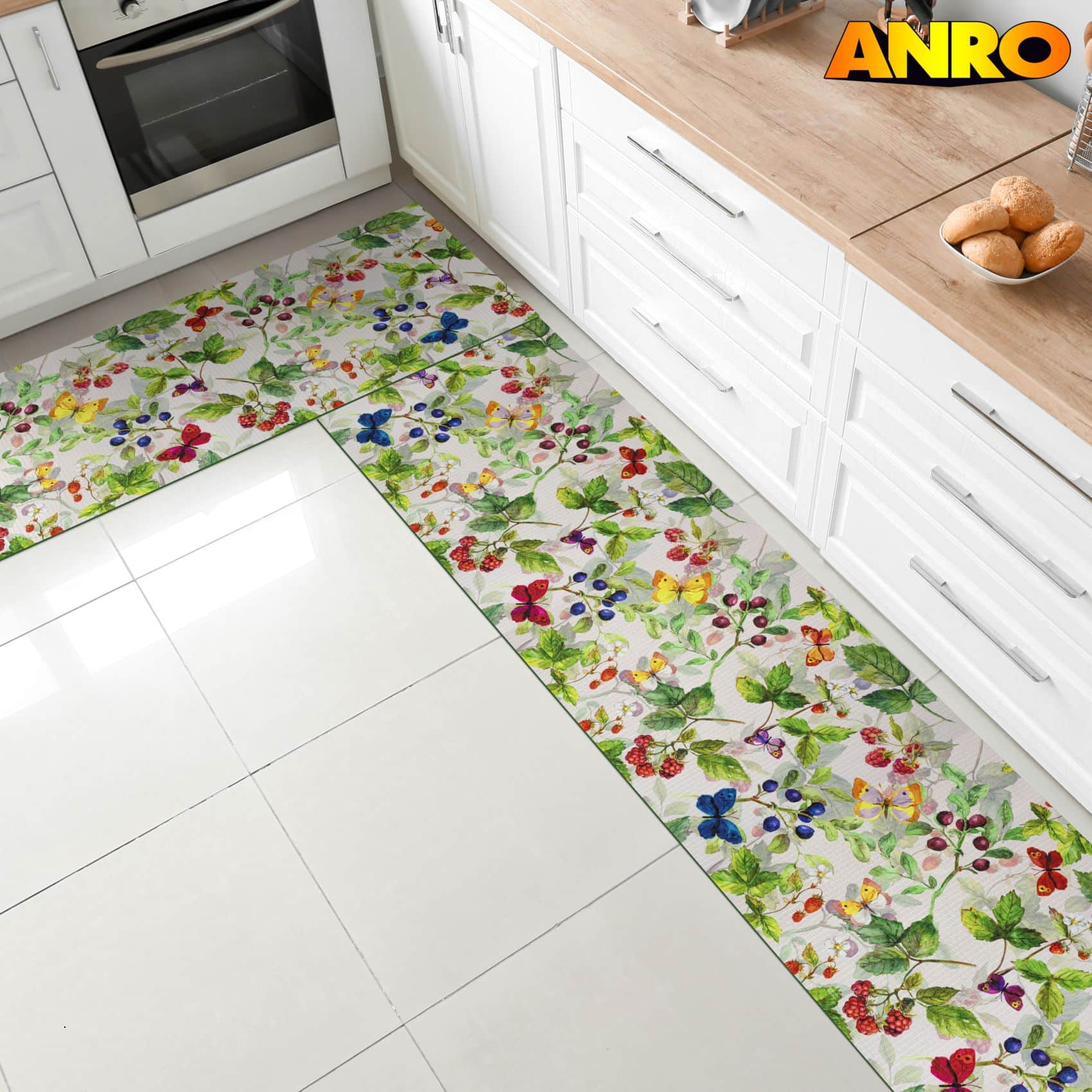 Küchenläufer waschbar Küchenteppich rutschfest Sprinty Thailandia 52cm Breite