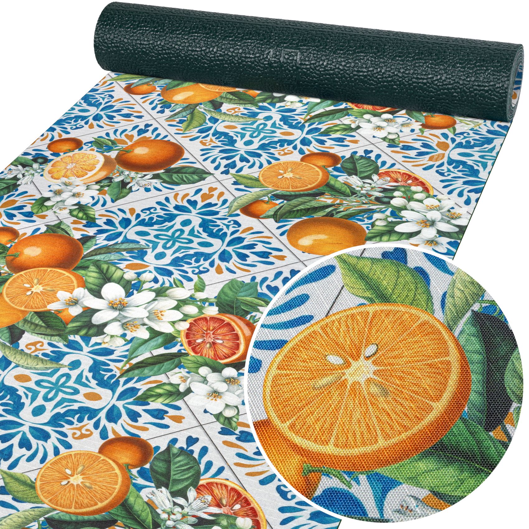 SPRINT94_10A Küchenläufer waschbar Küchenteppich rutschfest Sprinty Zagara 52cm Breite