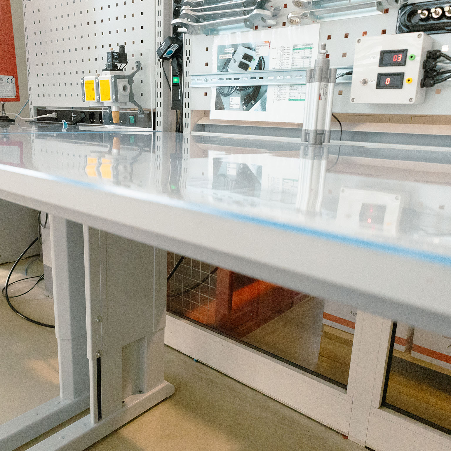 PL6A2084 Werkbank Schutzauflage transparent Werkbankauflage PVC nach Maß