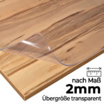 tischfolie nach maß 2mm übergröße