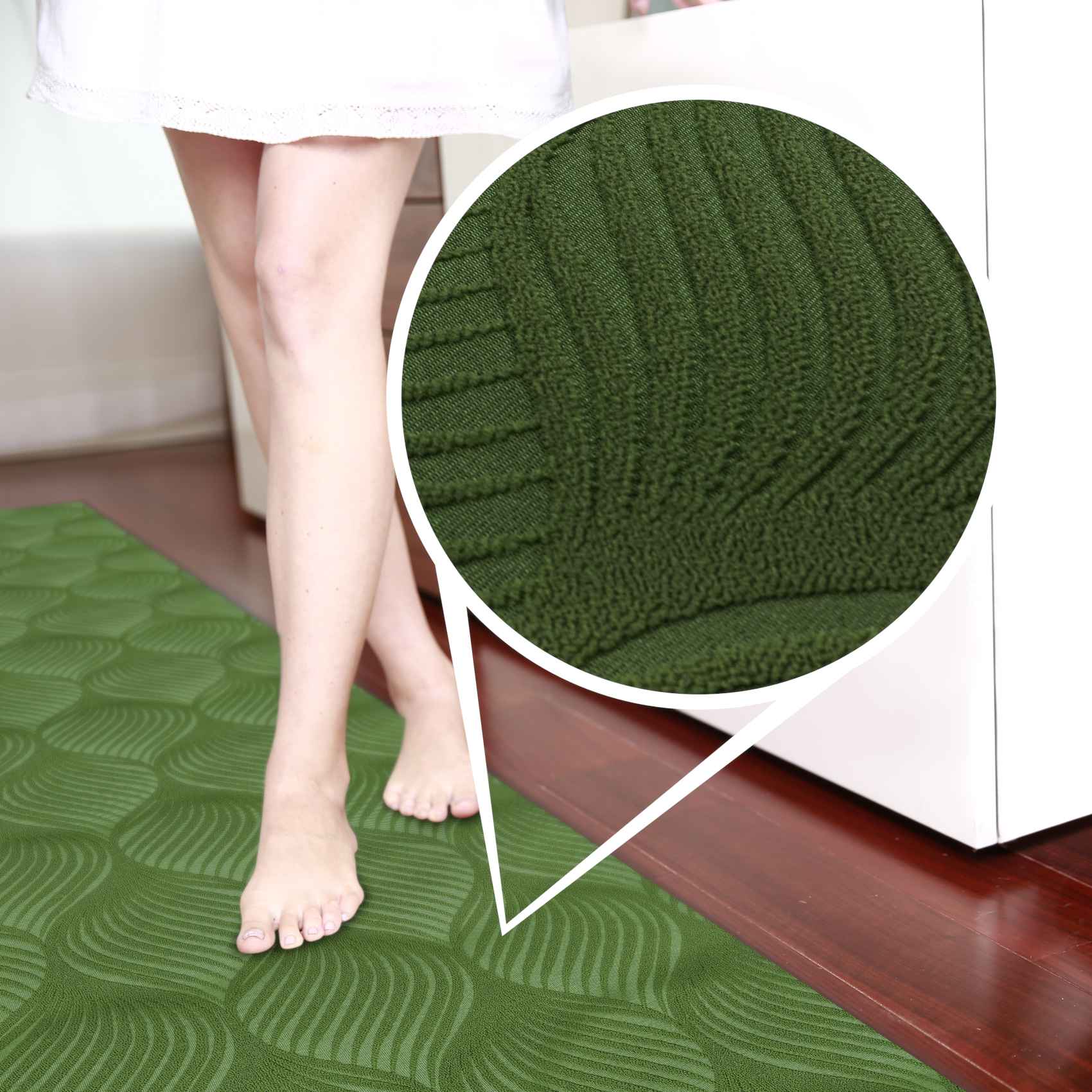 ANRO Küchenläufer Teppichläufer Läufer Textil BAKER Premium, Eckig, Höhe: 3 mm, Velour
