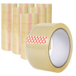 Klebeband Paketband Packband BOPP 66m x 48mm Transparent 6er oder 36er Rollen