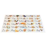 Hochwertige PVC Tischset – Made in Germany Alphabet 35x50cm