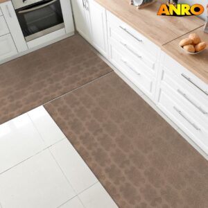 Teppich Läufer Küchenläufer Velours Flurläufer Premium abwaschbar rutschfest 3 Breiten Velora Braun