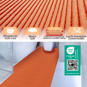 Badematte Uni Orange 65cmx65cm