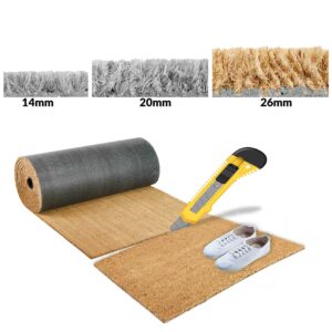 Kokosmatte Eco-Natur Meterware Beige Stärke 24mm 60x90cm