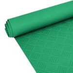 Gummimatte Premium Bodenmatte Bodenbelag TPE Riffelblech grün Breite 100 cm Länge 70cm