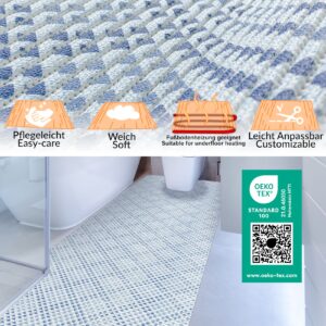 Weichschaummatte Badematte Falschuni Blau 55x65cm