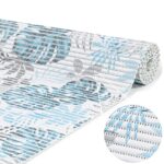 Weichschaummatte Badematte Palmenblätter Blau 80x65cm
