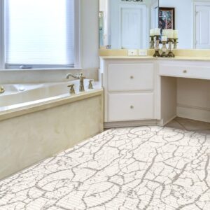 Badematte Marmor Grau 130x65cm