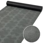Teppich Läufer Küchenläufer Velours Flurläufer Premium abwaschbar rutschfest 3 Breiten Velora Anthrazit