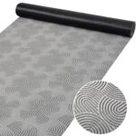 Teppich Läufer Küchenläufer Velours Flurläufer Premium abwaschbar rutschfest 3 Breiten Velora Grau