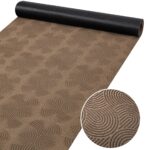 Teppich Läufer Küchenläufer Velours Flurläufer Premium abwaschbar rutschfest 3 Breiten Velora Braun