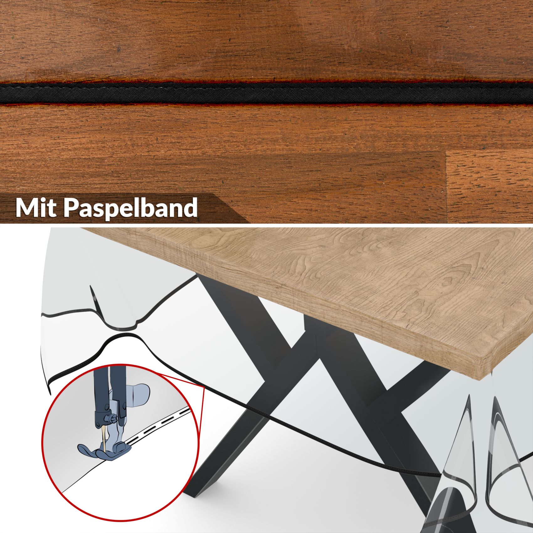 Transparente Tischdecke durchsichtig 0,3mm Tischfolie Tischschutzfolie Klar 140cm Breit