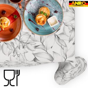 Tischdecke abwaschbar Tischwäsche Tischtuch Pflegeleicht Lotuseffekt Baumwolle Polyester Polyolefin Grau