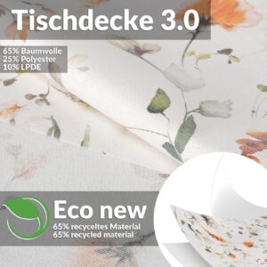 Tischdecke abwaschbar Tischwäsche Tischtuch Pflegeleicht Lotuseffekt Baumwolle Polyester Polyolefin Stimmung