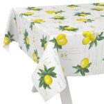 Wachstischdecke Wachstuch Tischdecke Wachstuch Meterware Tischdecke abwaschbar Gartentischdecke Zitronen