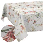 Tischdecke abwaschbar Tischwäsche Tischtuch Pflegeleicht Lotuseffekt Baumwolle Polyester Polyolefin Schmetterlinge