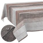 Tischdecke abwaschbar Tischwäsche Tischtuch Pflegeleicht Lotuseffekt Baumwolle Polyester Polyolefin Holz