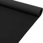 Messeteppich Meterware Eventteppich Teppich Läufer für Messe, Events BFL-S1 Schwarz