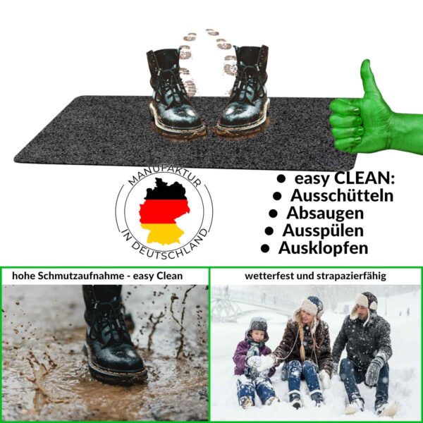 Schmutzfangmatte nach Maß Schmutzfangläufer Fußmatte