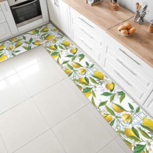 ANRO-Runner Küchenläufer Bodenmatte PVC-Matte abwaschbar Fliesen Mosaik Blau