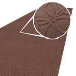 Küchenläufer Küchenteppich Teppichläufer Jacquard Teppich waschbar rutschfest Sisi Optical Braun 65x80cm