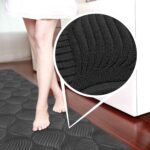 Teppich Küchenläufer Teppichläufer Läufer Flur abwischbar Textil Baker Grau 40x190cm