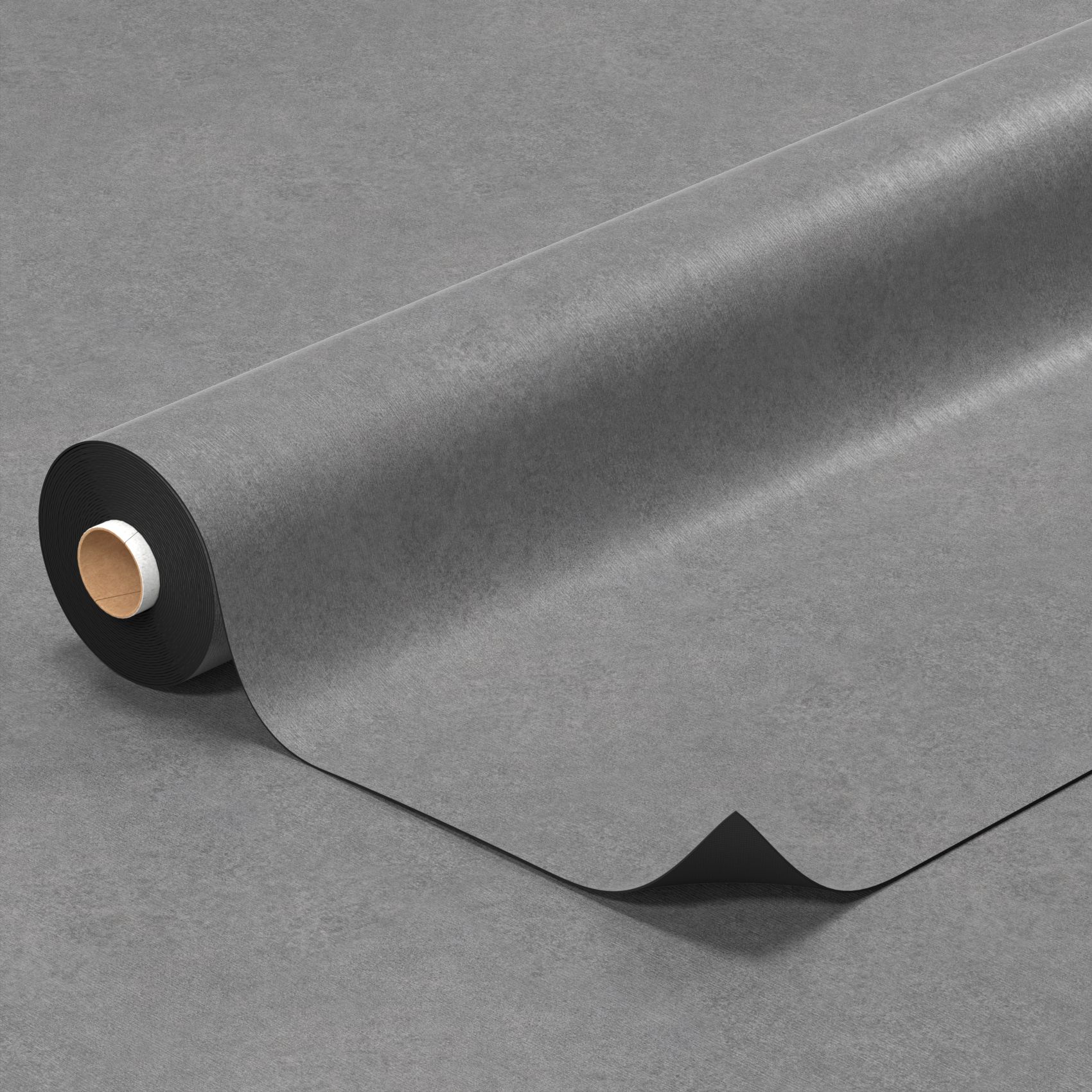 ANRO Vinylboden IMOS 140 cm Breit Bodenbelag Granitoptik 1 mm stark PVC-Bodenbelag, Feuchtigkeitsbarriere, feine Optik, langlebig, Einzelstück, eine Rolle Bodenbelag, Isolierend und wasserbeständig Größe: 100x140cm Granit Grau
