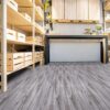 PVC Boden Bodenbelag Meterware Vinylboden Vinyl Bodenbelag Fußbodenbelag Holz Grau 140cm Breite – 100 x 140 cm