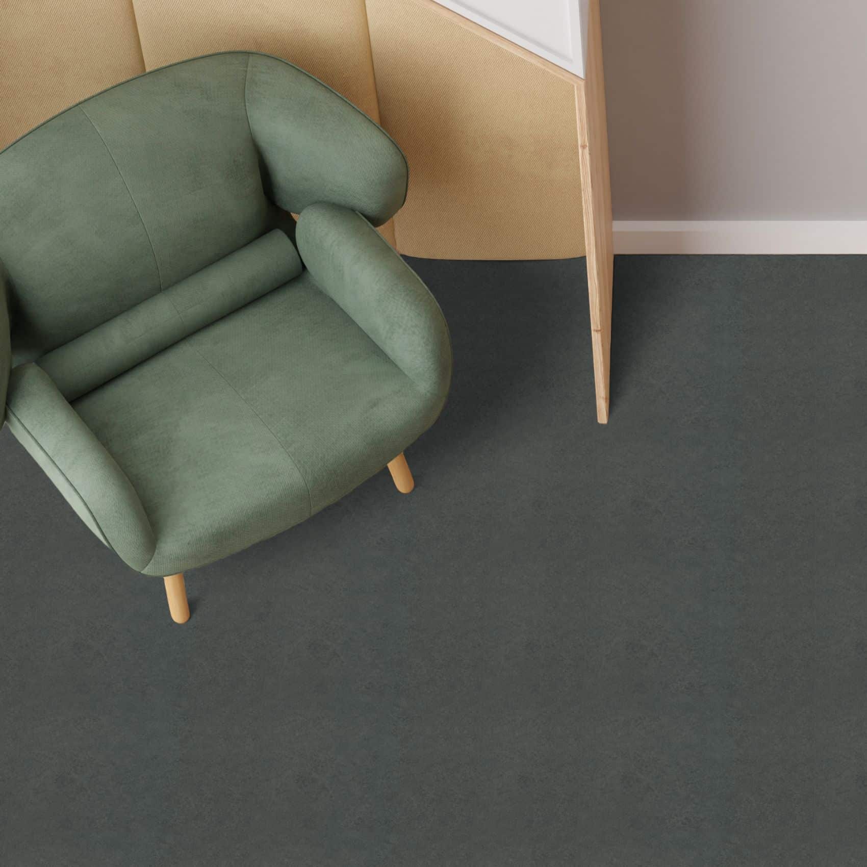 PVC Boden Bodenbelag Meterware Vinylboden Vinyl Bodenbelag Fußbodenbelag Granit Grau 140cm Breite – 100 x 140 cm