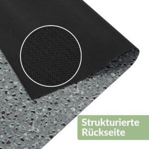 PVC Boden Bodenbelag Meterware Vinylboden Vinyl Bodenbelag Fußbodenbelag Terrazo Grau 140cm Breite