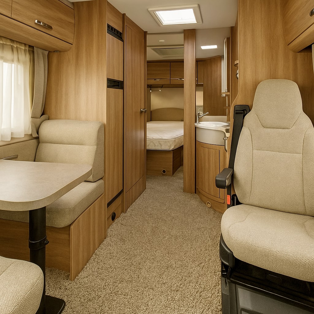 NVPCS v1 Wohnwagen Teppich Mia Wohnmobil Teppichboden nach Maß Kurzflor