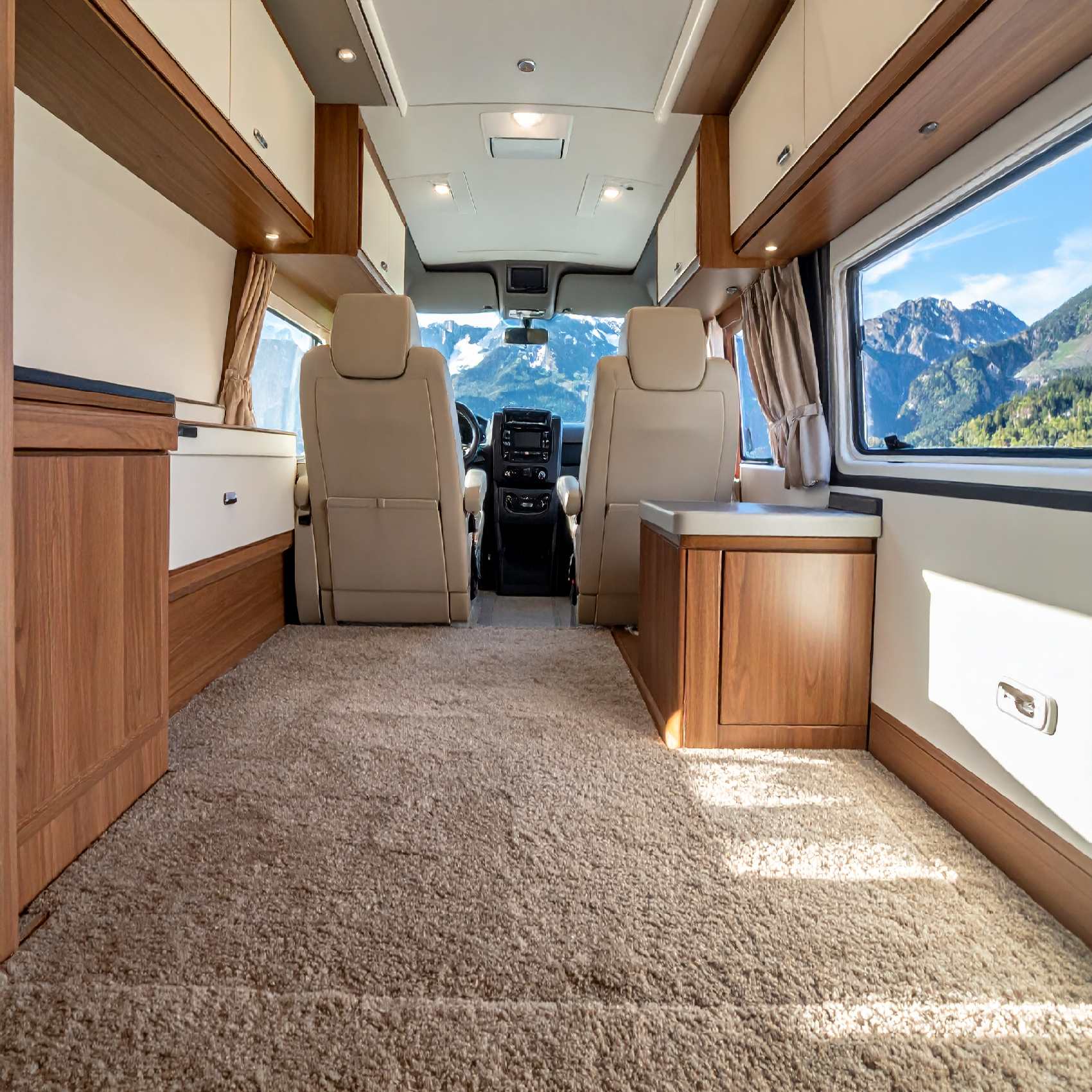 NVPCS v4 Wohnwagen Teppich Mia Wohnmobil Teppichboden nach Maß Kurzflor