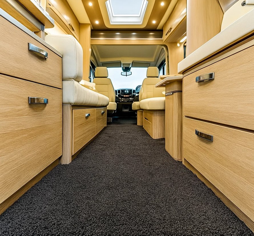 sweet-lara Wohnwagen Teppich Lara Wohnmobil Teppichboden nach Maß Kurzflor