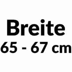 Breite 65 - 67cm