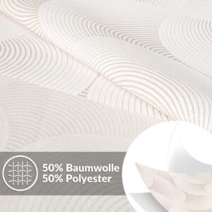 Tischdecke abwaschbar Tischwäsche Tischtuch Stoff Baumwolle Polyester Outdoor Gartentischdecke Curva Grau