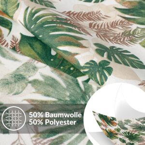 Tischdecke abwaschbar Tischwäsche Tischtuch Stoff Tafeldecke Baumwolle Polyester Outdoor Gartentischdecke Dschungel