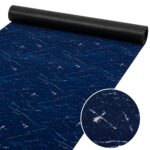 Teppichläufer Läufer Flur Küchenläufer rutschfest Velvet Blau Breite 65cm / 100cm