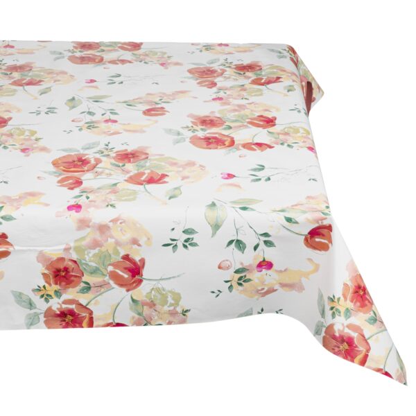 Wachstischdecke Wachstuch Tischdecke abwaschbar Gartentischdecke pflegeleicht Mohnblumen